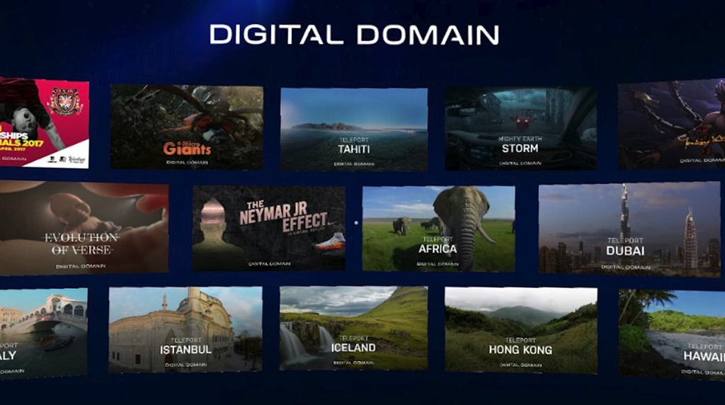 digital domain VR App