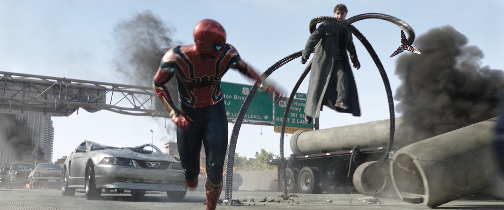 Spider Man Bridge sequence