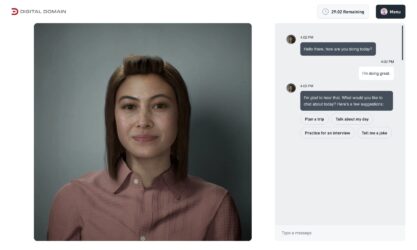 Digital Domain Teams Up with AWS to Scale Autonomous Virtual Human Technology and Introduces Generative AI-Powered Features