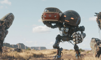 The Electric State VFX: Texturing robot characters